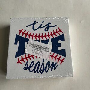 “’Tis The Season” Baseball Decor Sign